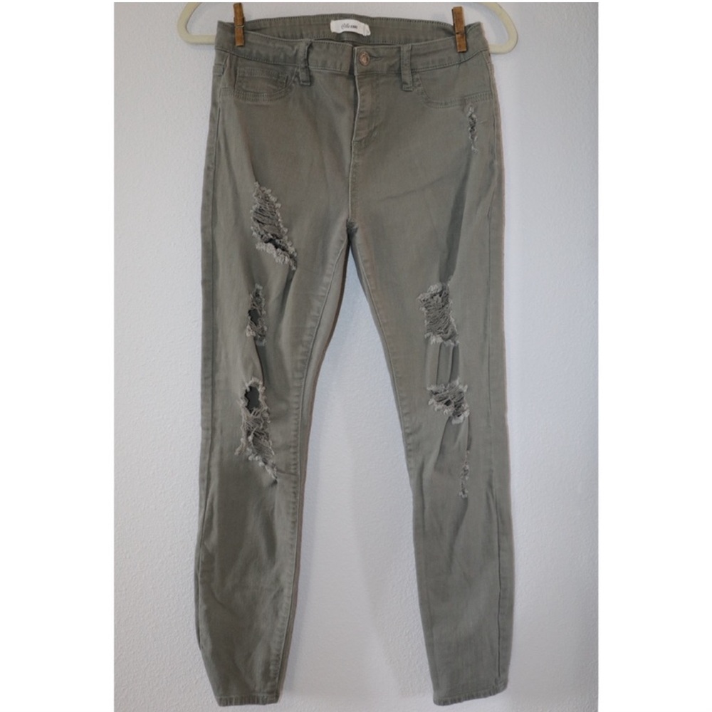 Cello distressed skinny jeans